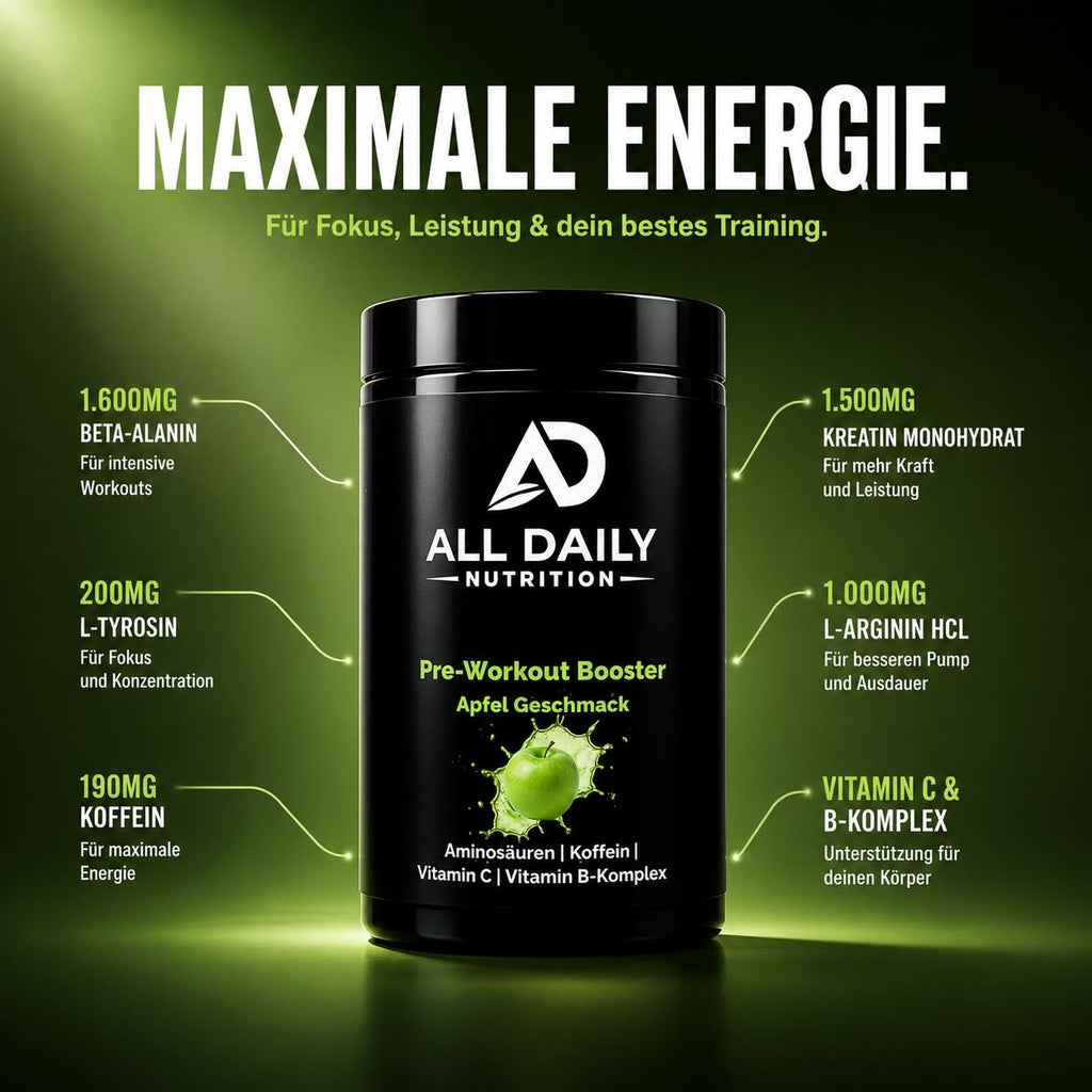 Pre-Workout Booster Apfel - 520g