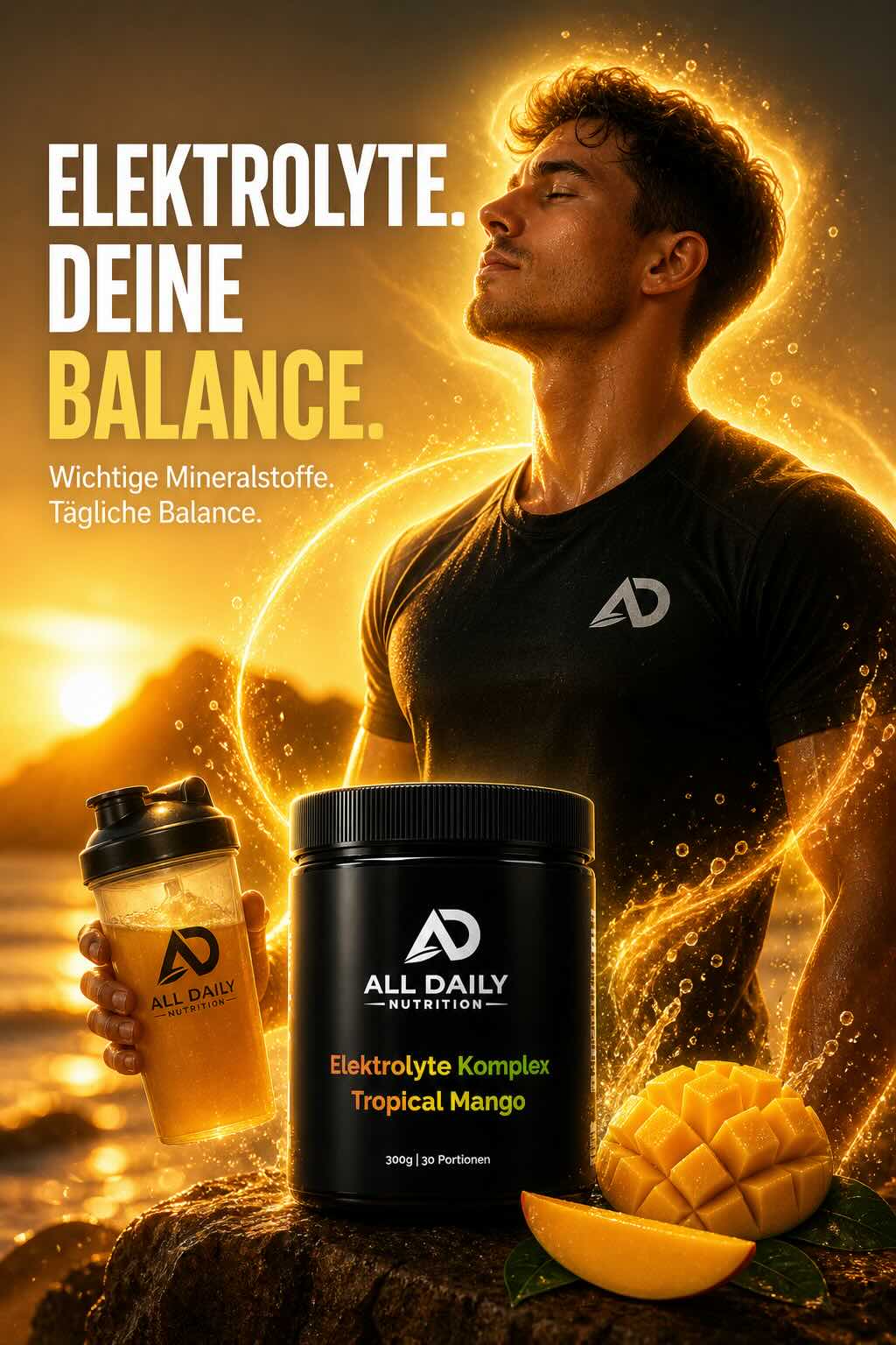 Elektrolyte Pulver Tropical Mango - 300g