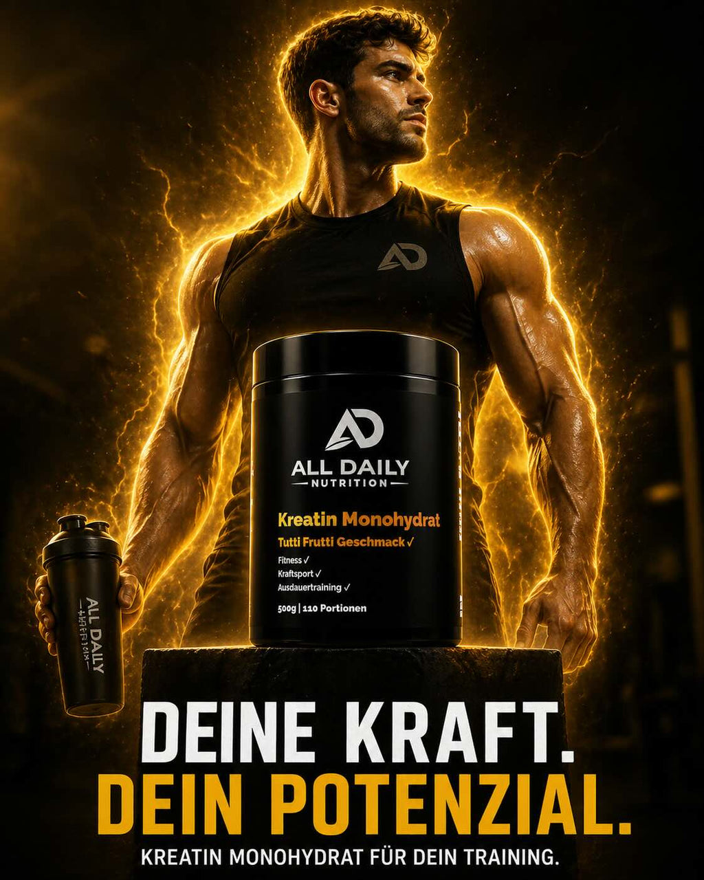 Kreatin Monohydrat Tutti Frutti- 500g