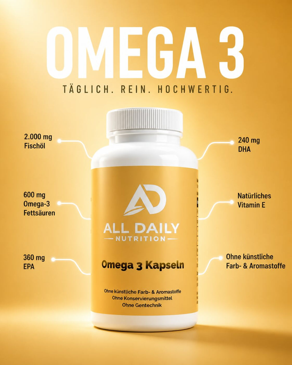 Omega 3 Triglyceride  - 120 Softgels