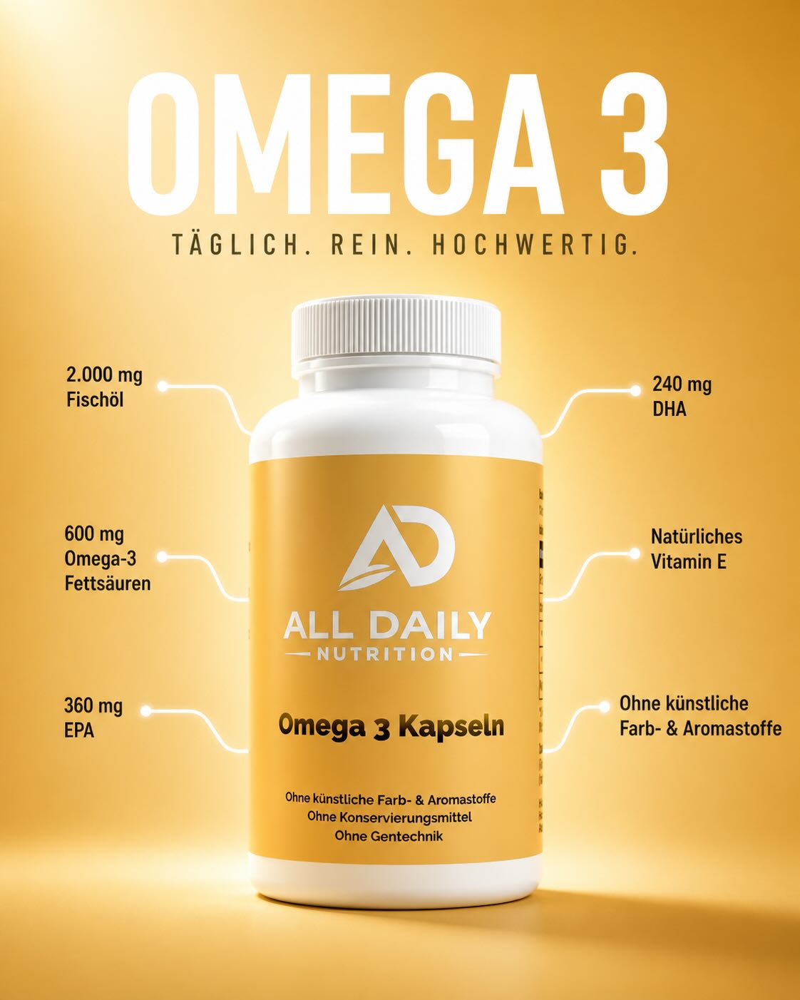 Omega 3 Triglyceride  - 120 Softgels