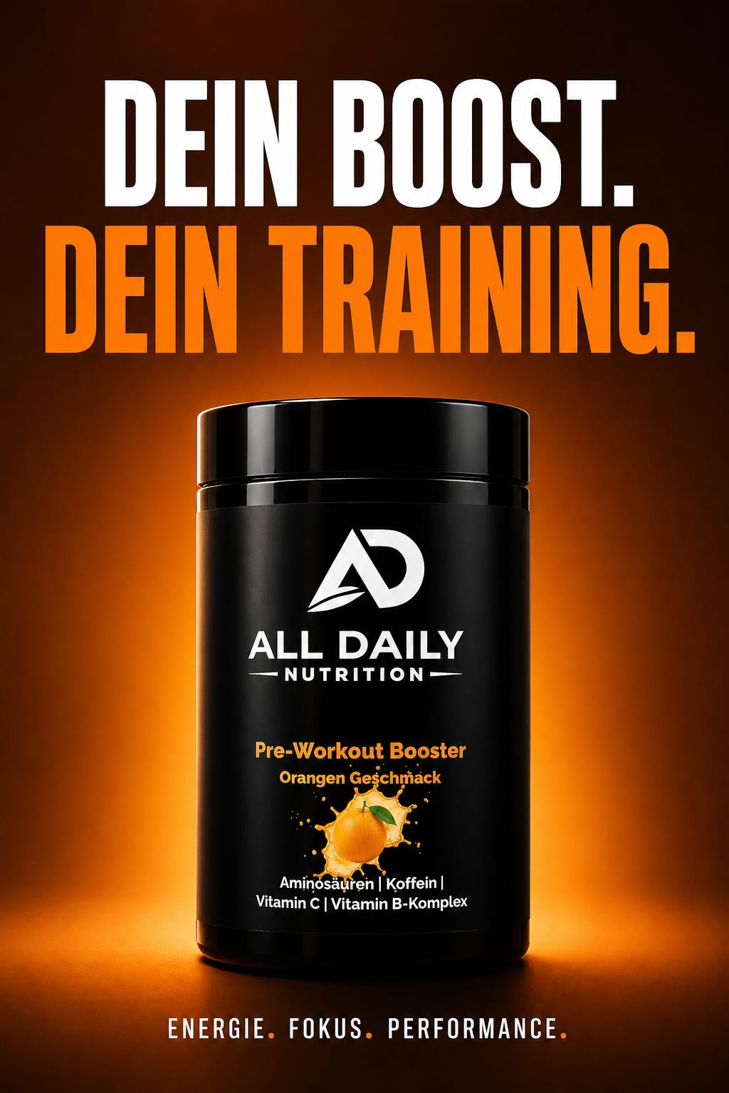 Pre-Workout Booster Orange - 520g