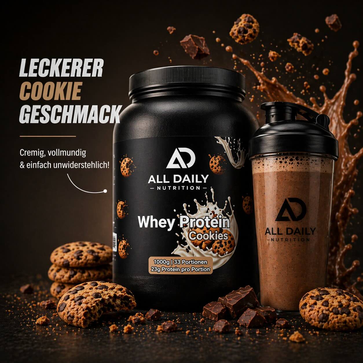 Premium Whey Protein Cookies - 1.000g