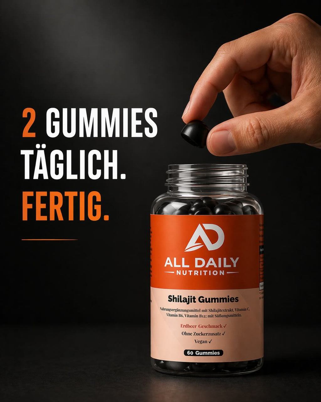 Shilajit Gummies + Vitamin C,B6, B12 - 60 Stk.