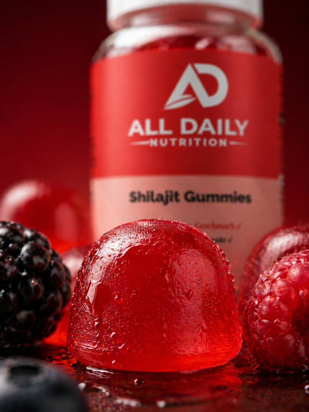 Premium Shilajit Gummies 1000 + Vitamin C,B6, B12 - 60 Stk