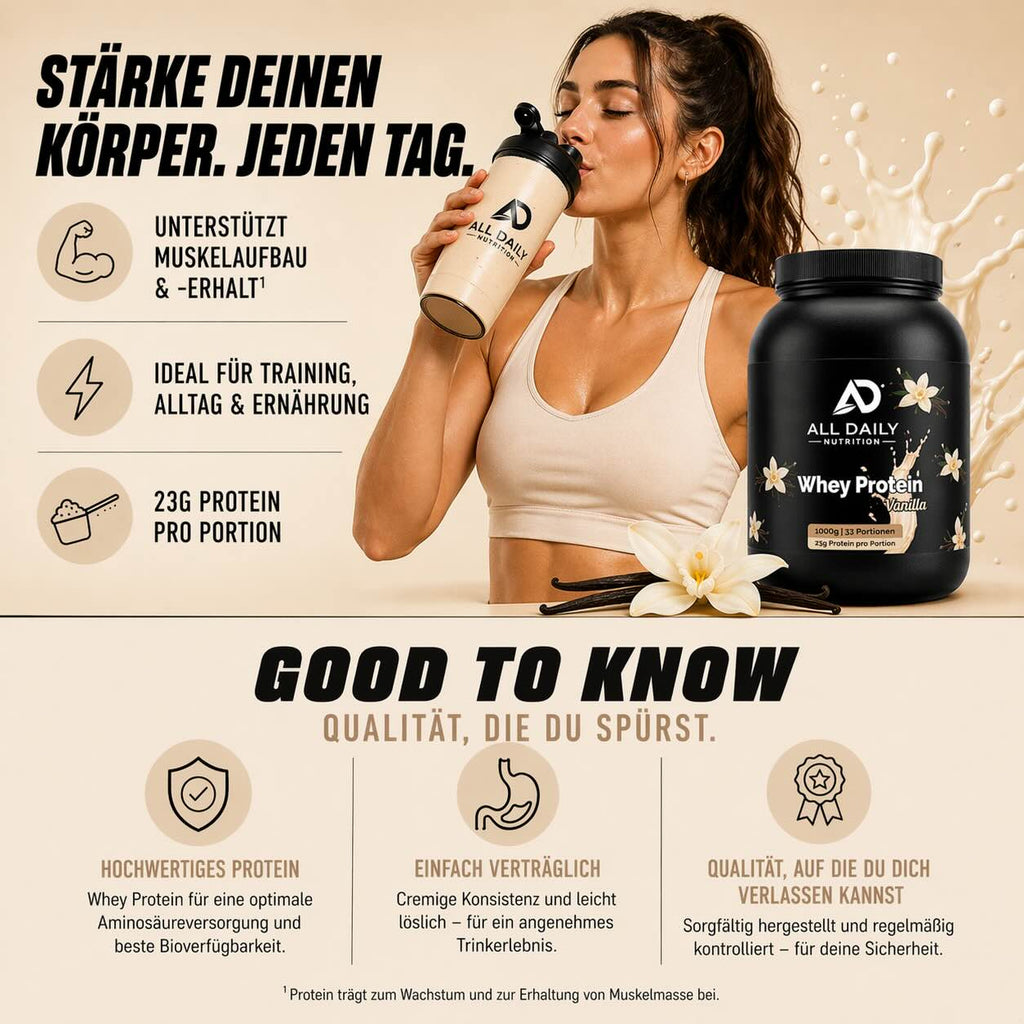 Premium Whey Protein Vanille - 1.000g