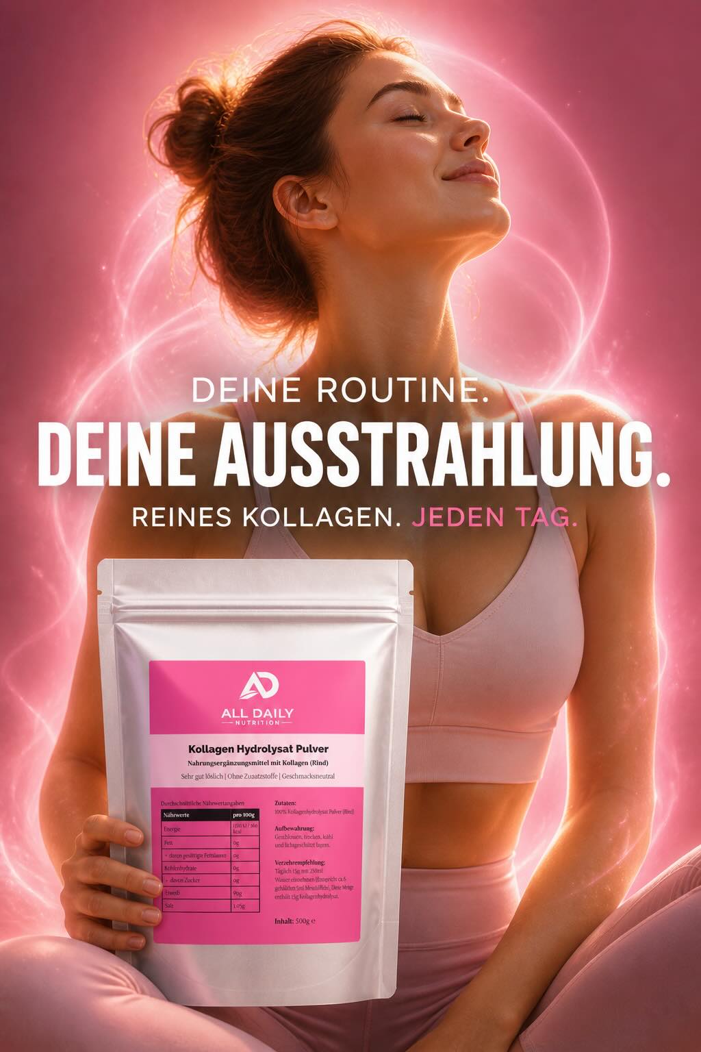 Kollagen Hydrolysat Pulver - 500g Doypack