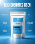 25mg Eisen Bisglycinat - 500 Tabletten