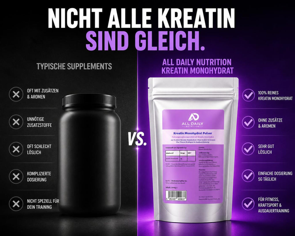 Kreatin Monohydrat - 1000g Doypack